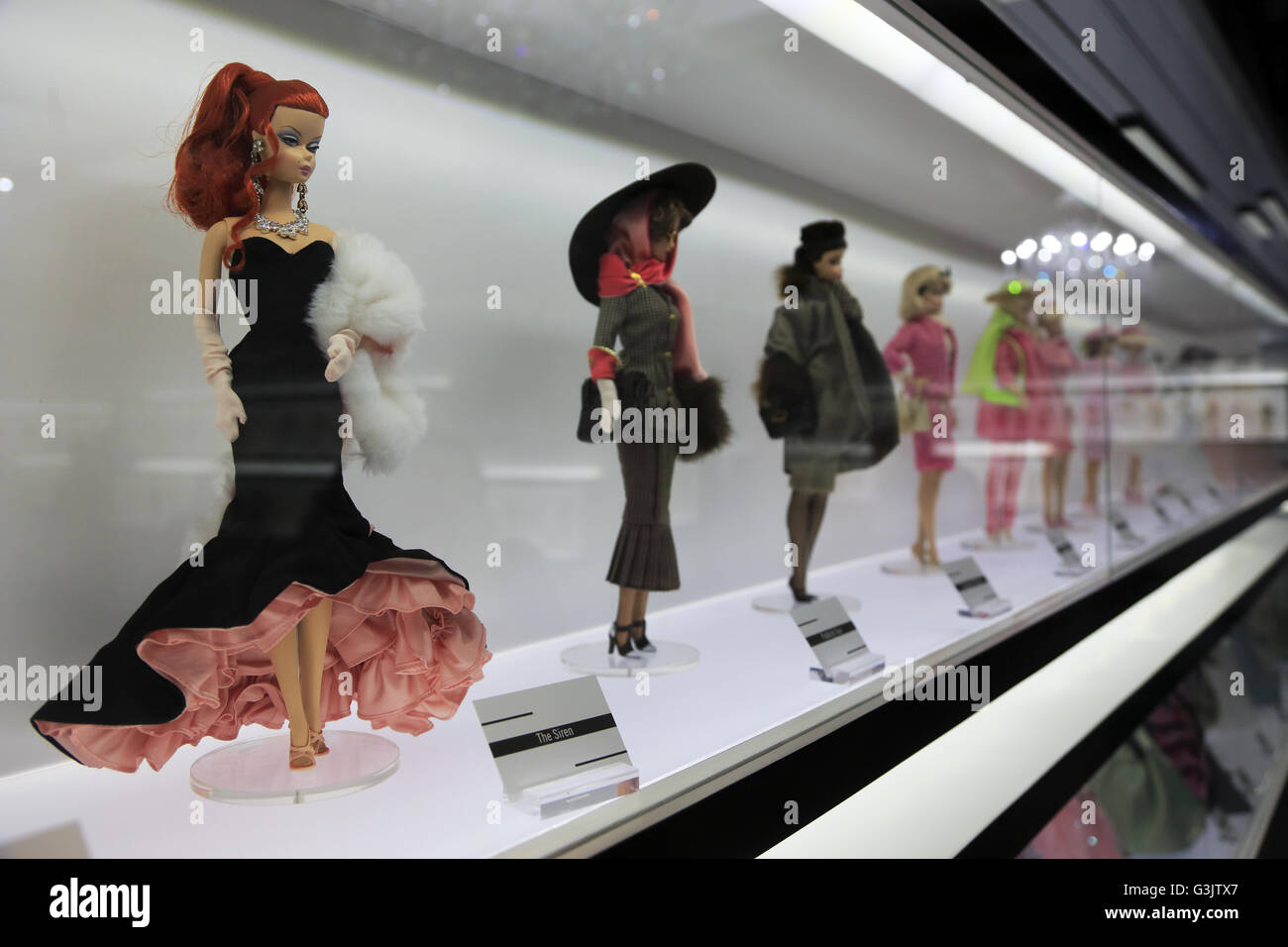 Interior view of Barbie Expo the world largest Barbie Museum in Les Cours  Mont-Royal,Montreal Quebec Canada Stock Photo - Alamy