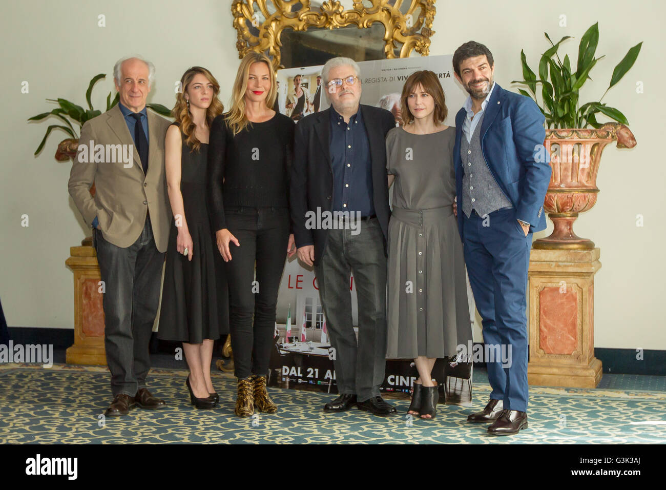 Rome, Italy. 11th Apr, 2016. Rome, Hotel Bernini photocall for the new