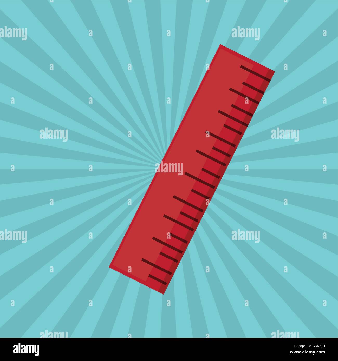 ruler design. Colorfull illustration, vector graphic Stock Vector Image ...