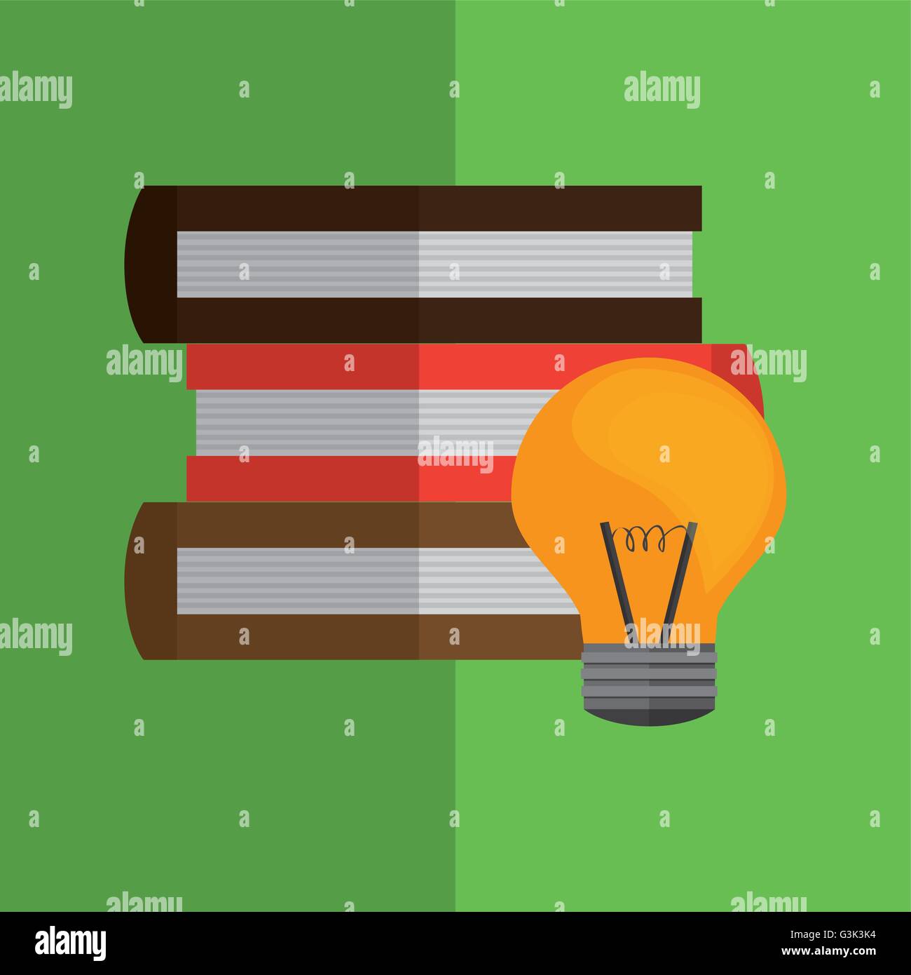 books design. learning icon. Colorfull illustration, vector grap Stock ...