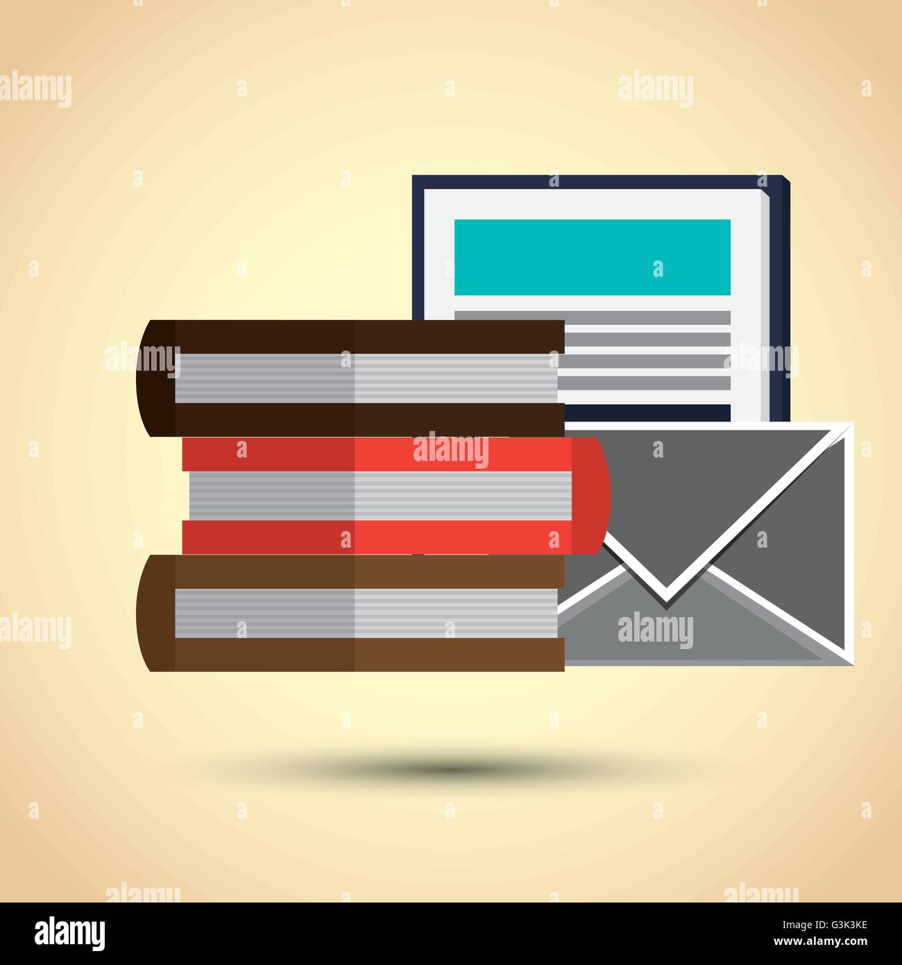 books design. learning icon. Colorfull illustration, vector grap Stock ...
