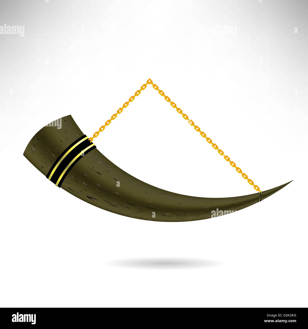 Drinking horn drinking horn Stock Vector Images Alamy