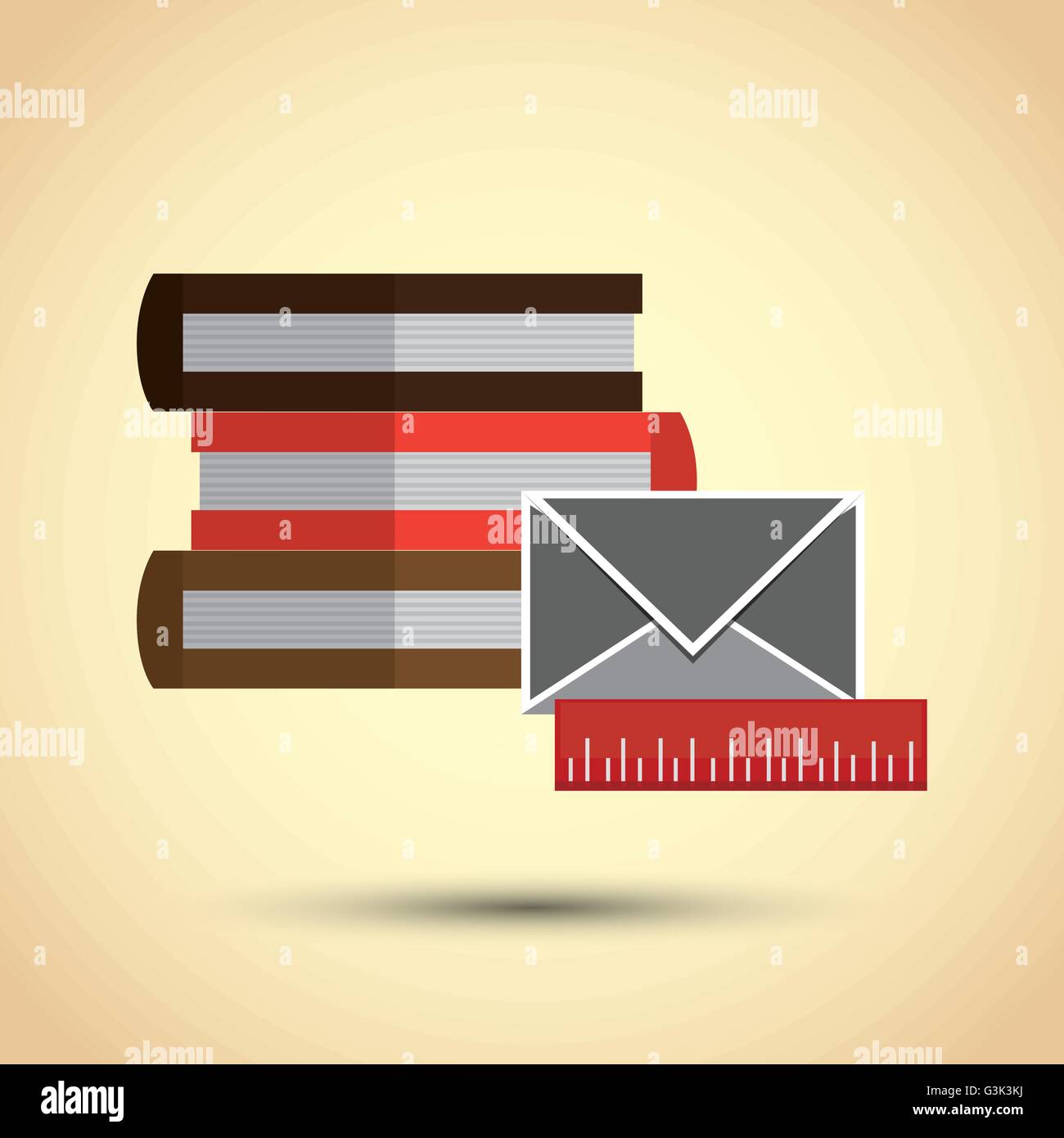 books design. learning icon. Colorfull illustration, vector grap Stock ...