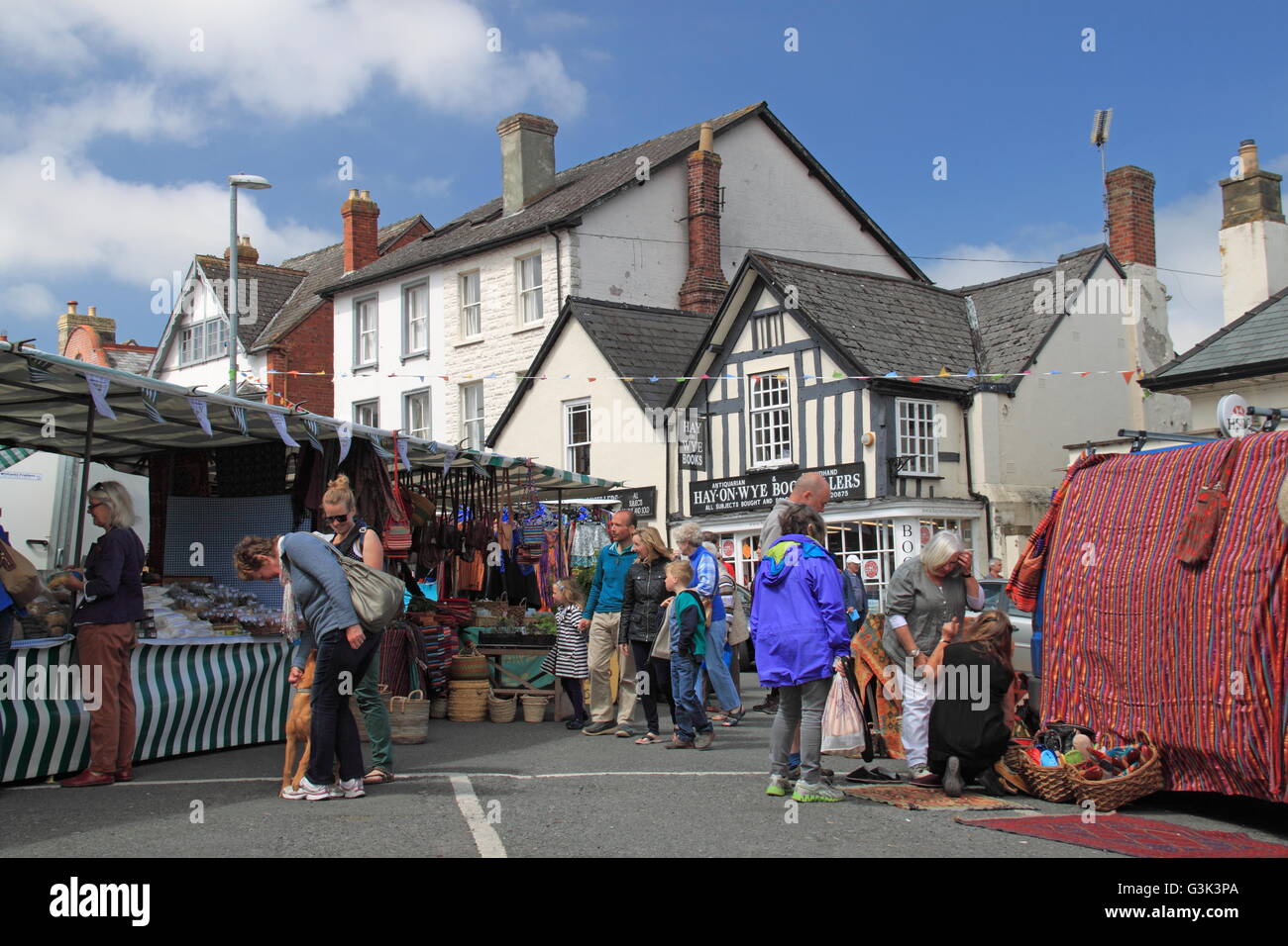 Hay on wye market hires stock photography and images Alamy