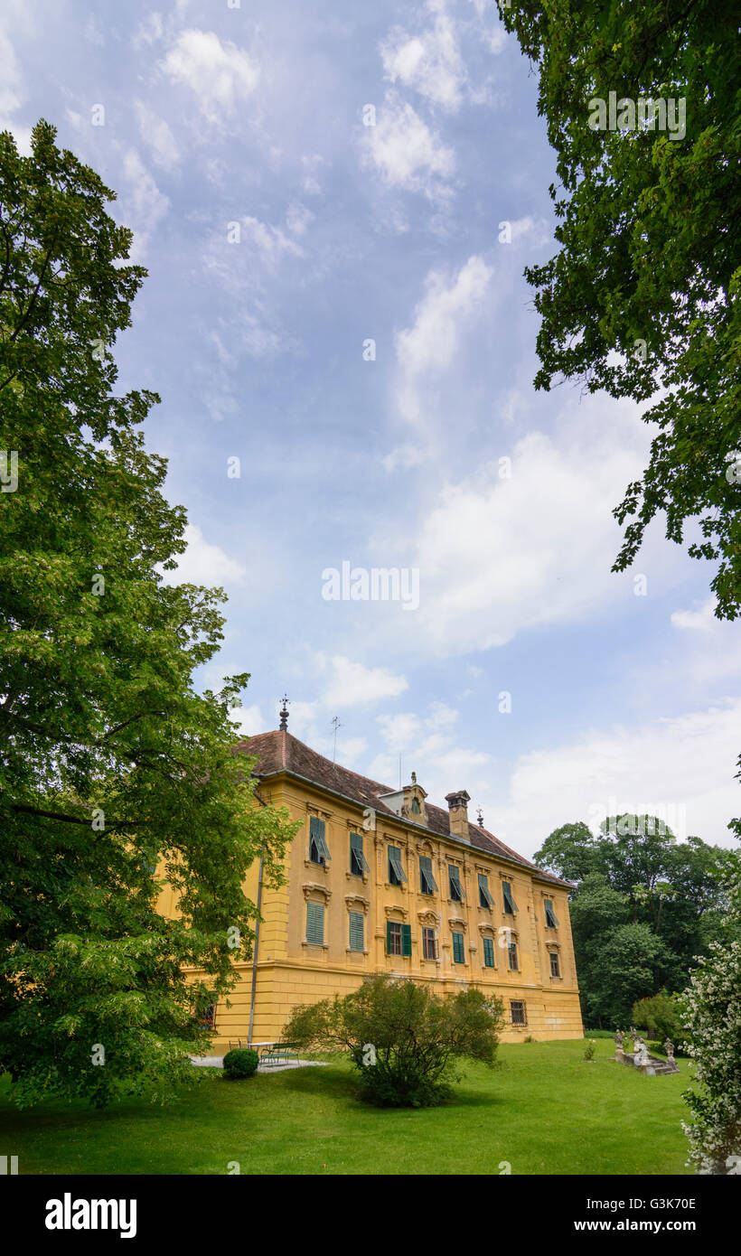 Neudau Castle, Austria, Steiermark, Styria, Steirisches Thermenland - Oststeiermark, Neudau Stock Photo