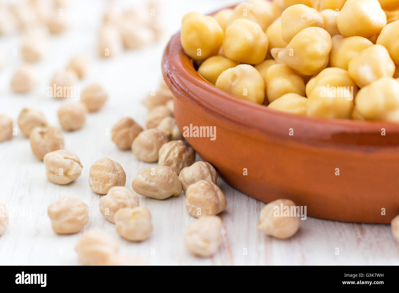Chickpeas (Garbanzo beans Stock Photo Alamy