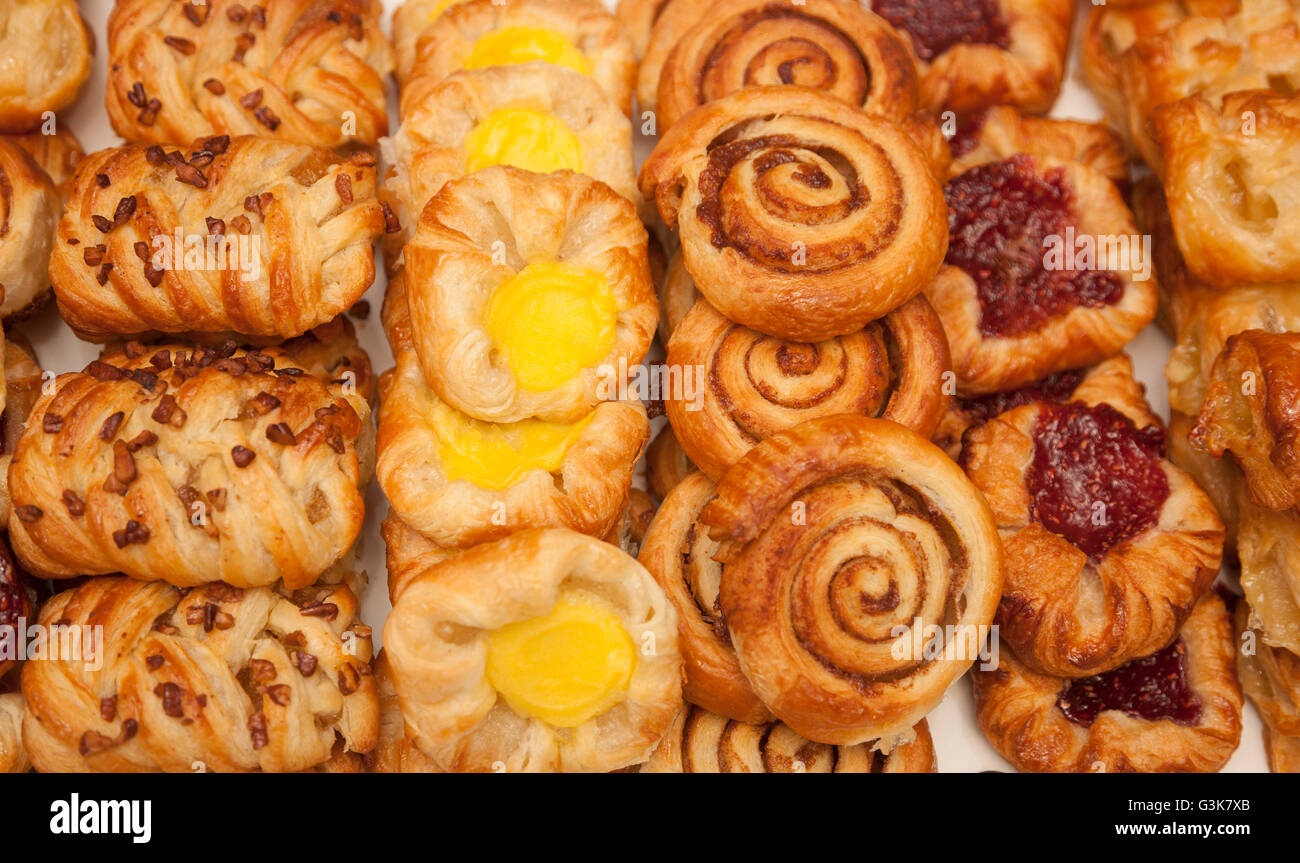 Continental pastries hi-res stock photography and images - Alamy