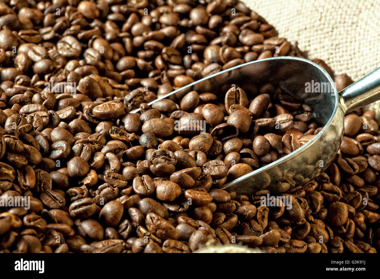 real espresso and coffee grain Stock Photo Alamy