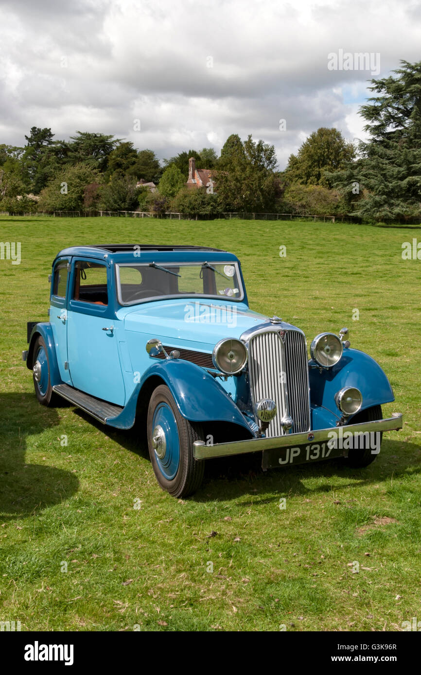 A 1936 Rover 12 at the Breamore House at the 2004 Breamore House ...