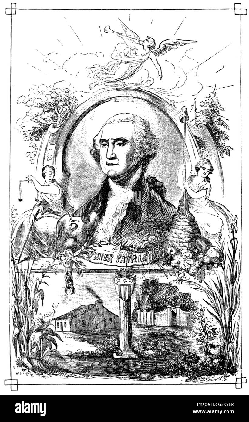 George Washington, 1732 - 1799 Stock Photo