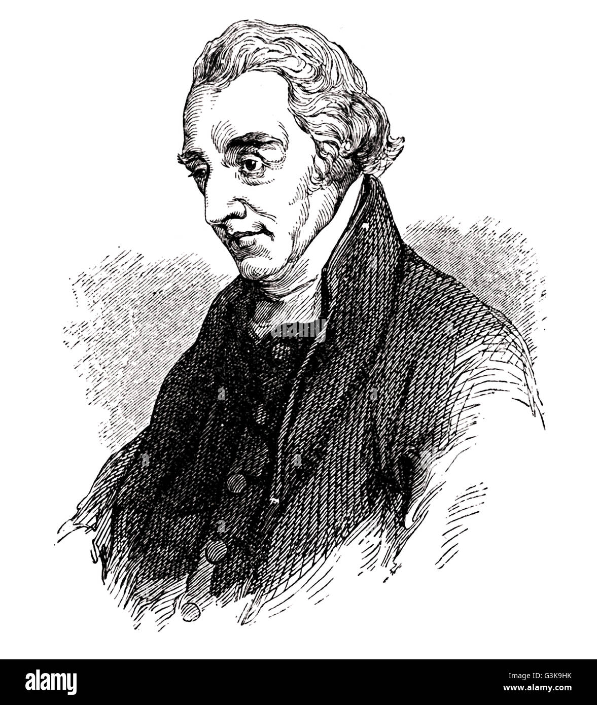 Lindley Murray, 1745 - 1826 Stock Photo