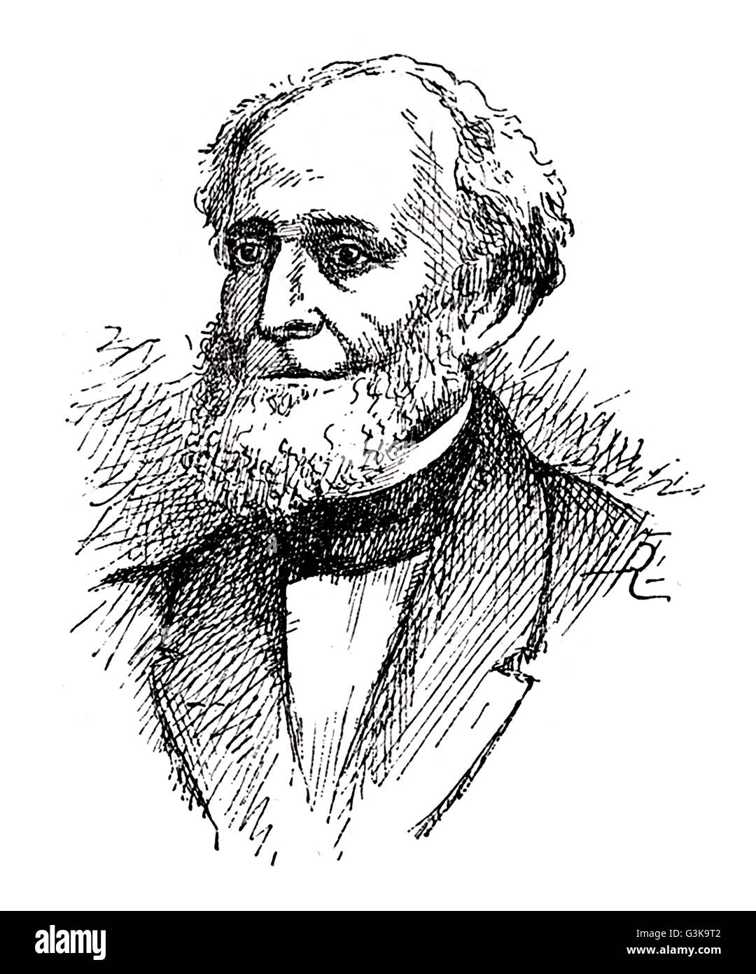 Fitz-Greene Halleck, 1790 - 1867 Stock Photo