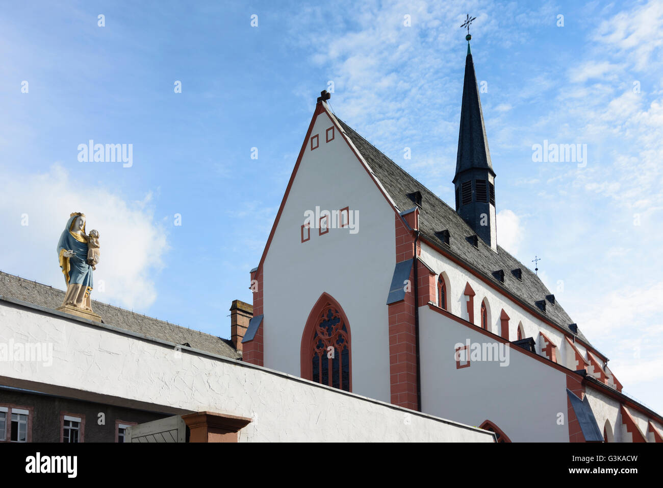 church Karmeliterkirche, Germany, Rheinland-Pfalz, Rhineland-Palatinate, , Mainz Stock Photo
