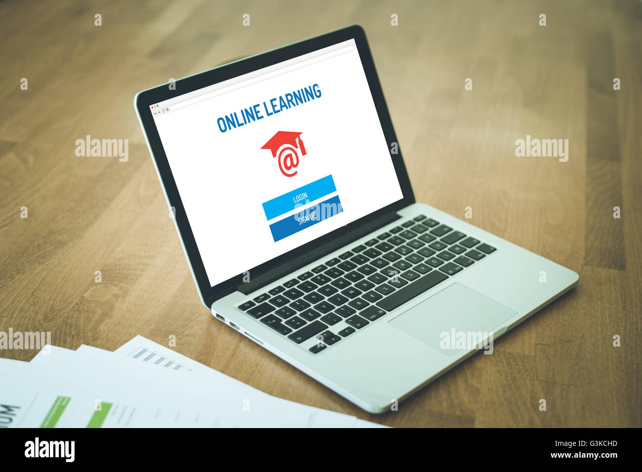 Online learning banner hi-res stock photography and images - Alamy