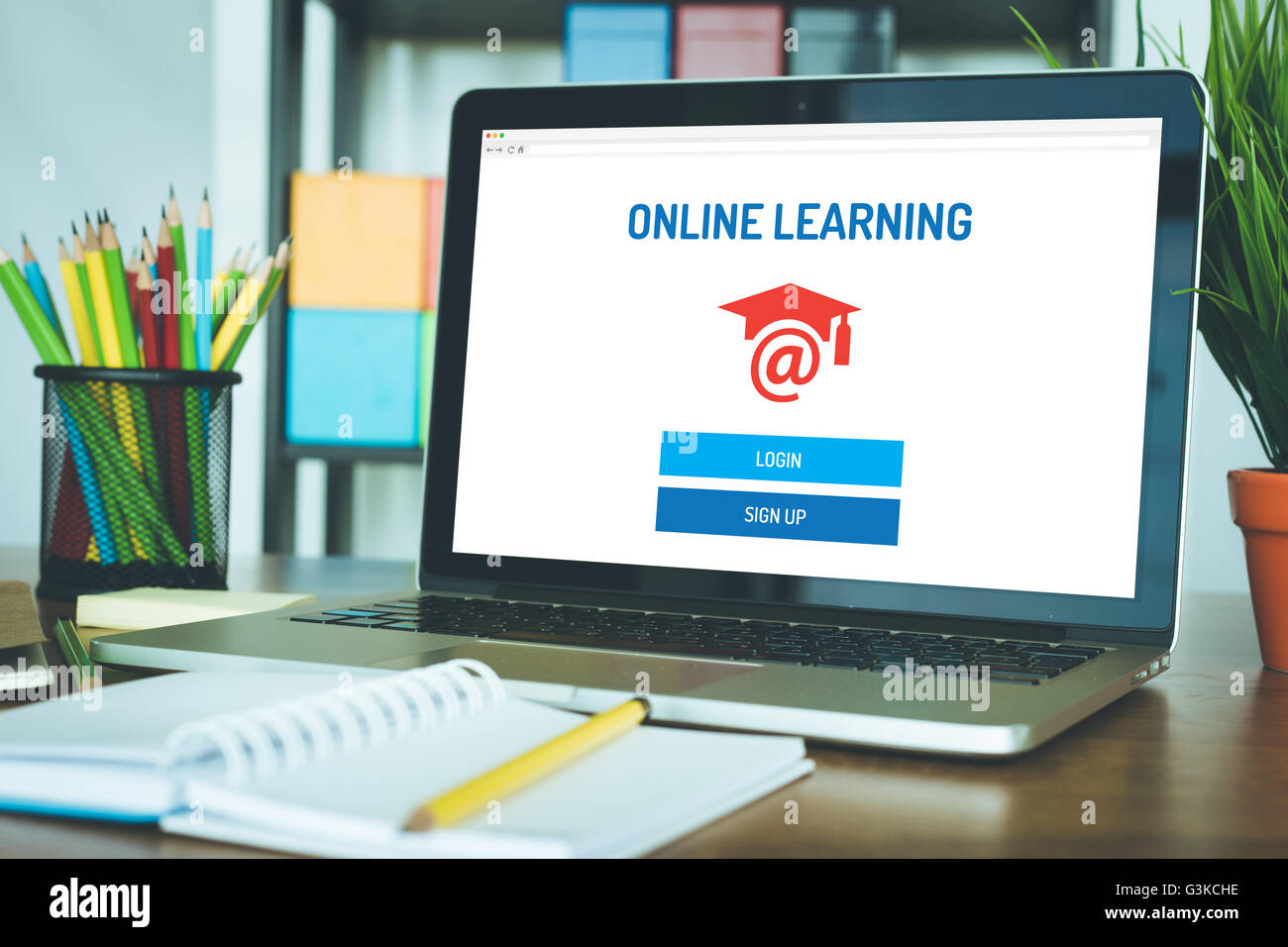 Comp Learning Online learning banner hi-res stock photography and images - Alamy