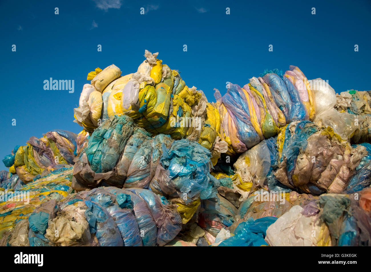 nylon & plastic recycling Stock Photo - Alamy