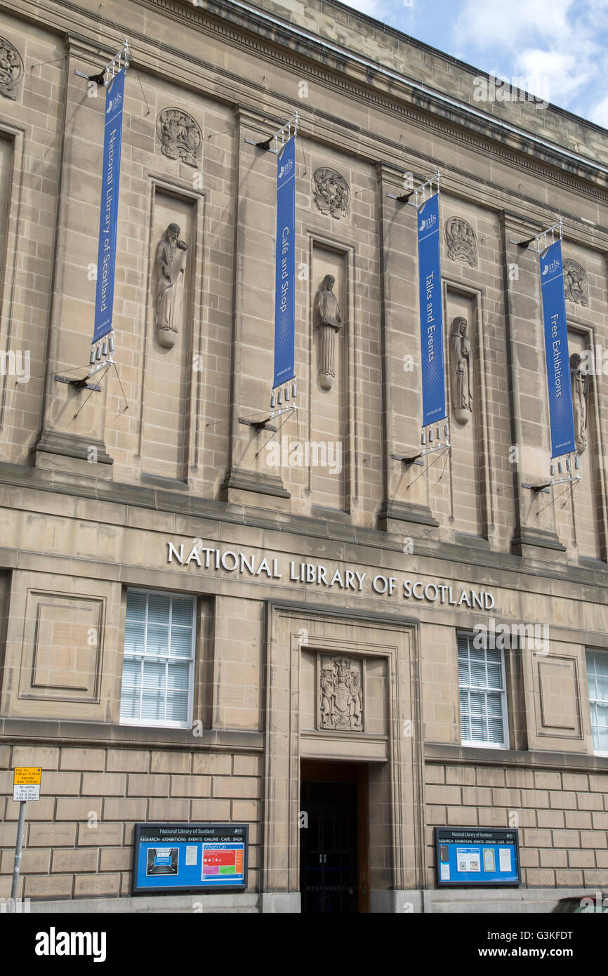 National Library of Scotland; Edinburgh Stock Photo Alamy