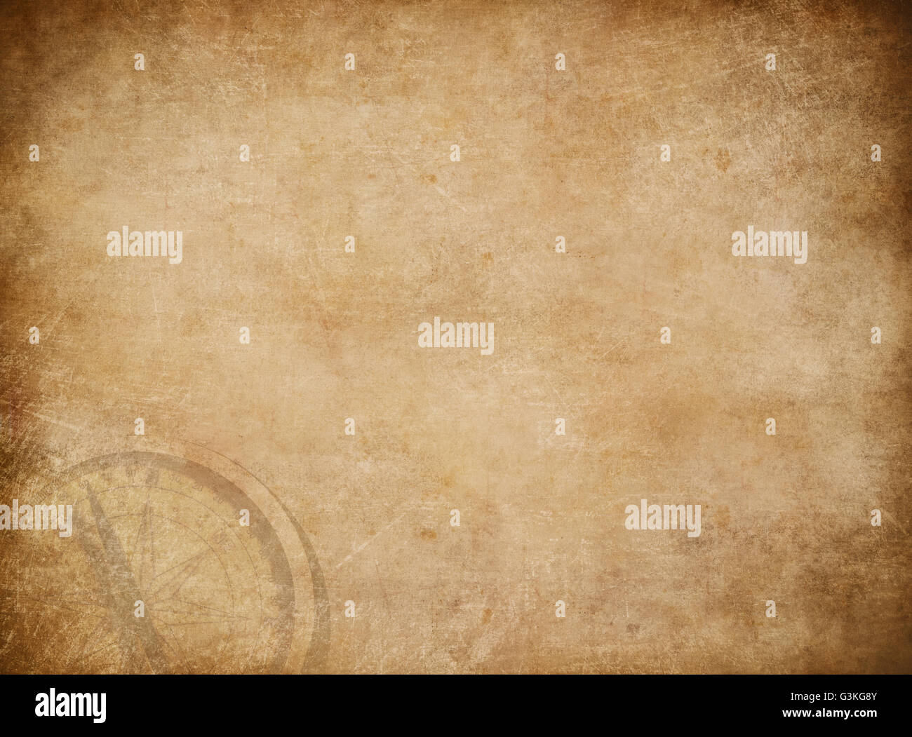 Old pirates treasure map with compass background Stock Photo - Alamy
