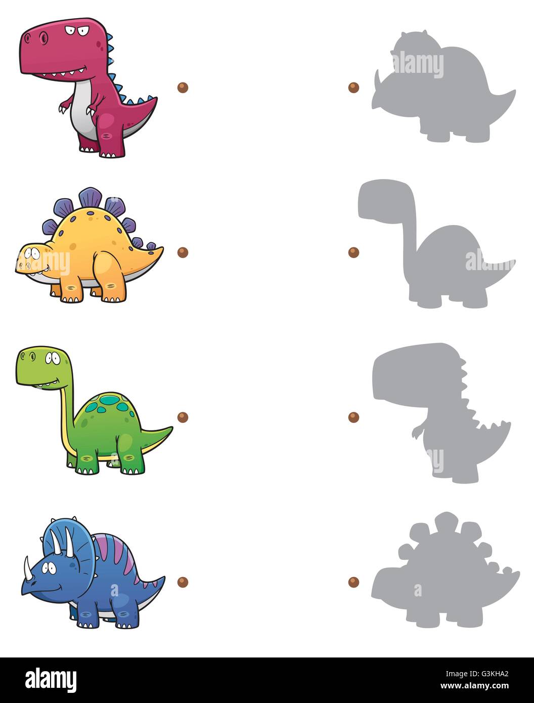 Vector Illustration of make the right choice and connect shadow ...