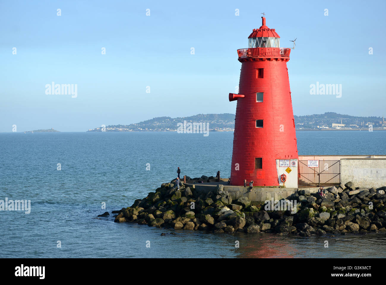 Poolbeg lighthouse, Dublin Stock Photo Alamy