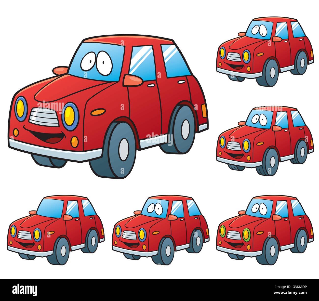 Vector Illustration of make the choice matching - Car Stock Vector