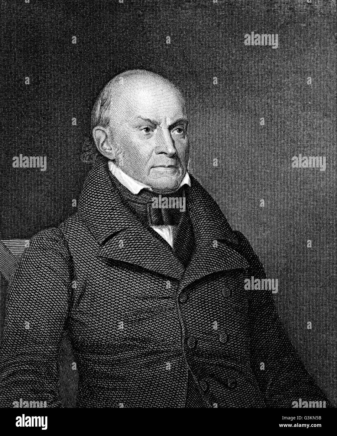 John Quincy Adams, 1767 - 1848 Stock Photo