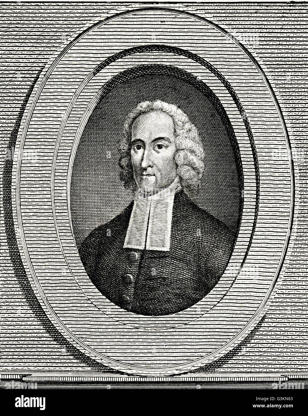 Jonathan Edwards, 1703 1758 Stock Photo Alamy