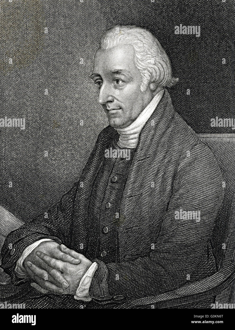 Lindley Murray, 1745 - 1826 Stock Photo