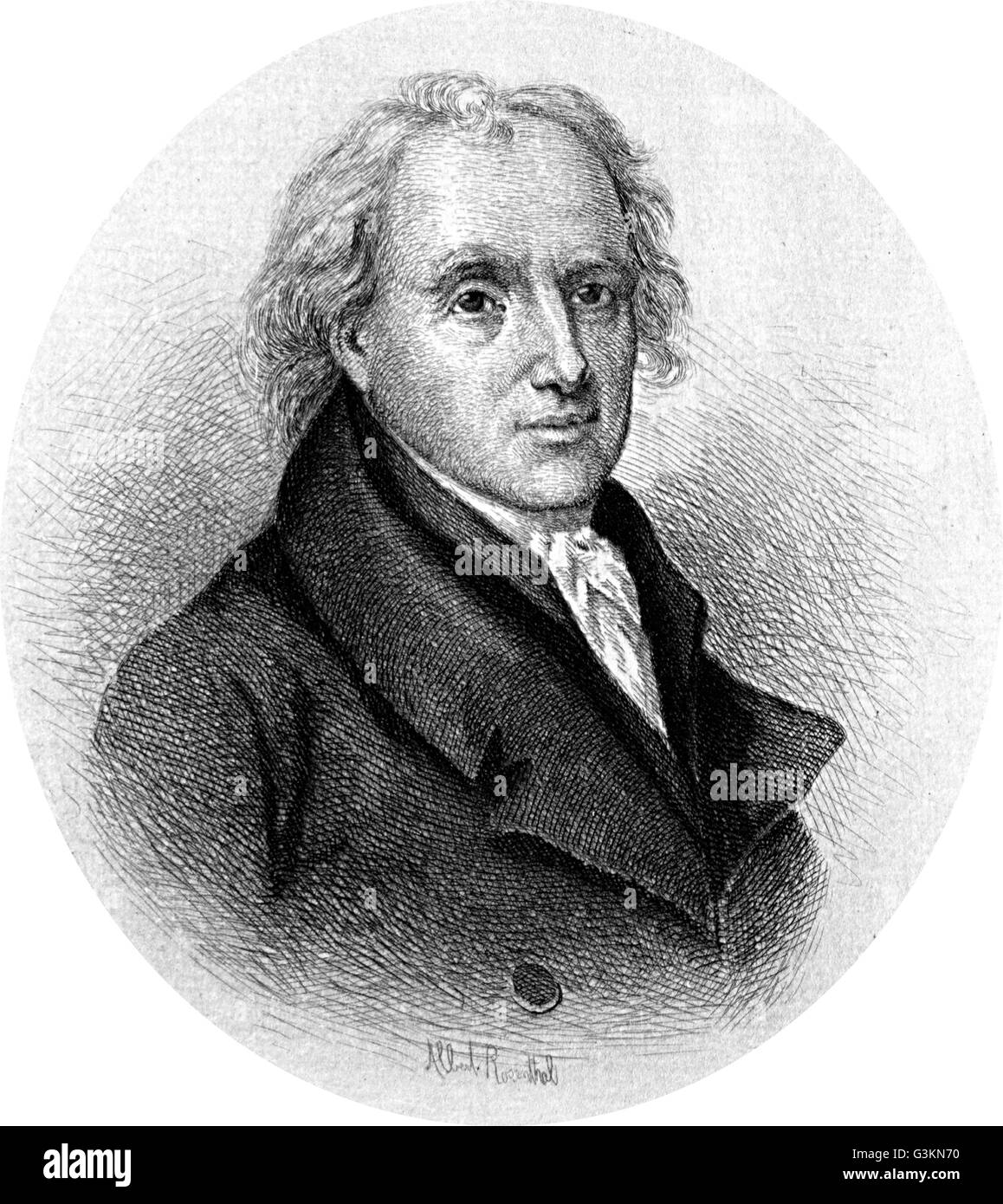 Mason Weems, 1759 - 1825 Stock Photo
