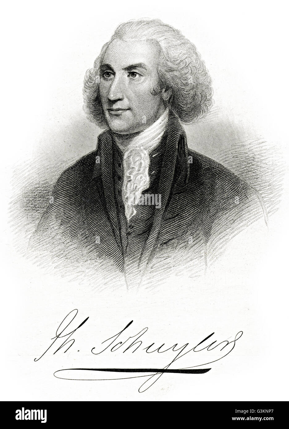 Philip Schuyler, 1733 - 1804 Stock Photo