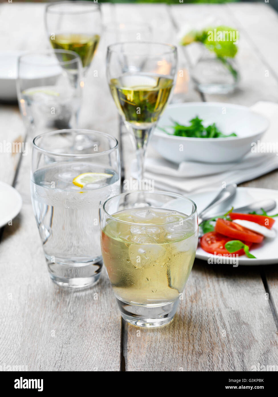 Party food table hi-res stock photography and images - Alamy