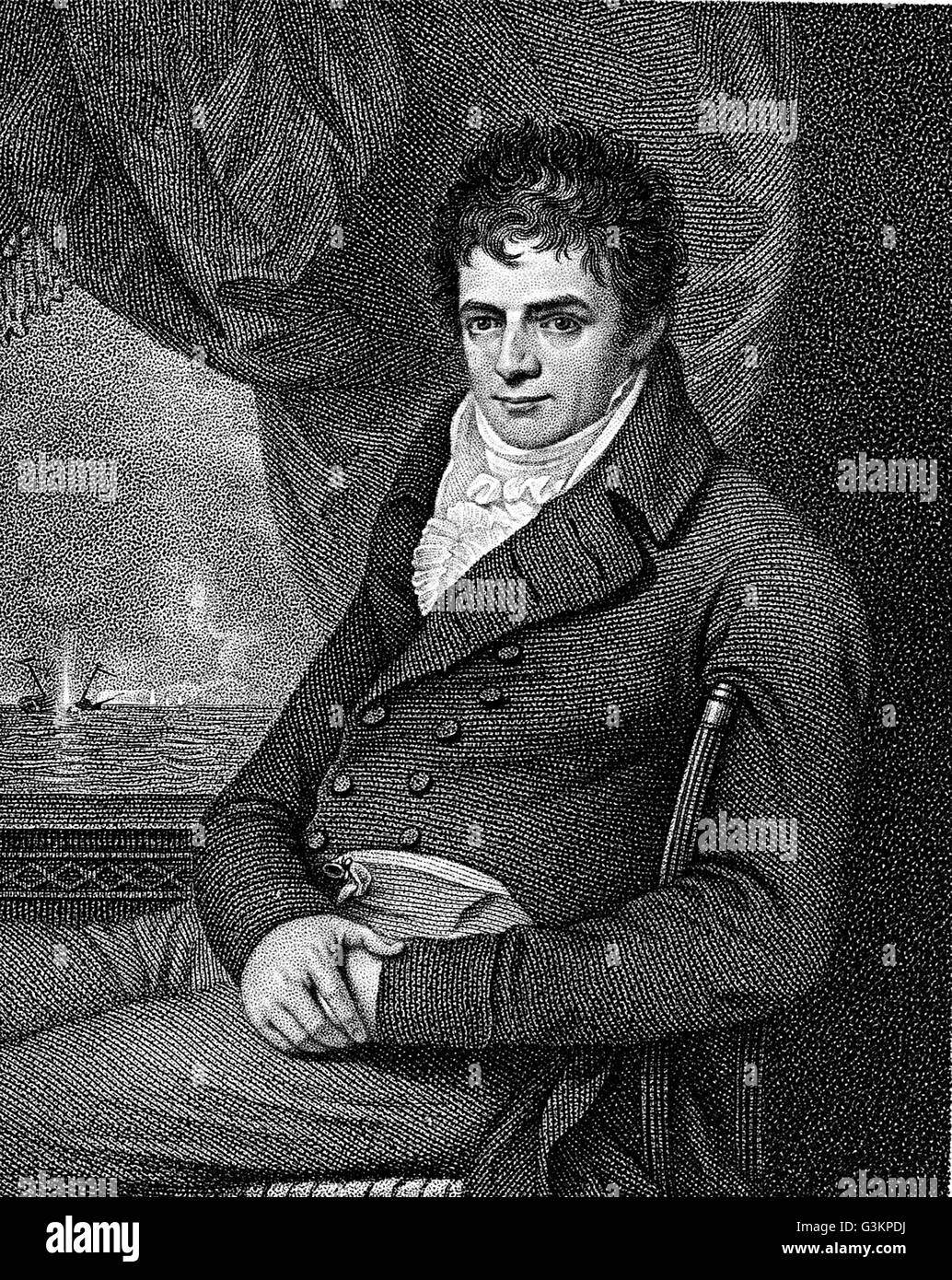 Robert Fulton, 1765 - 1815 Stock Photo