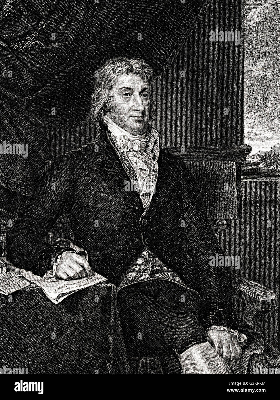 Robert Livingston, 1746 - 1813 Stock Photo