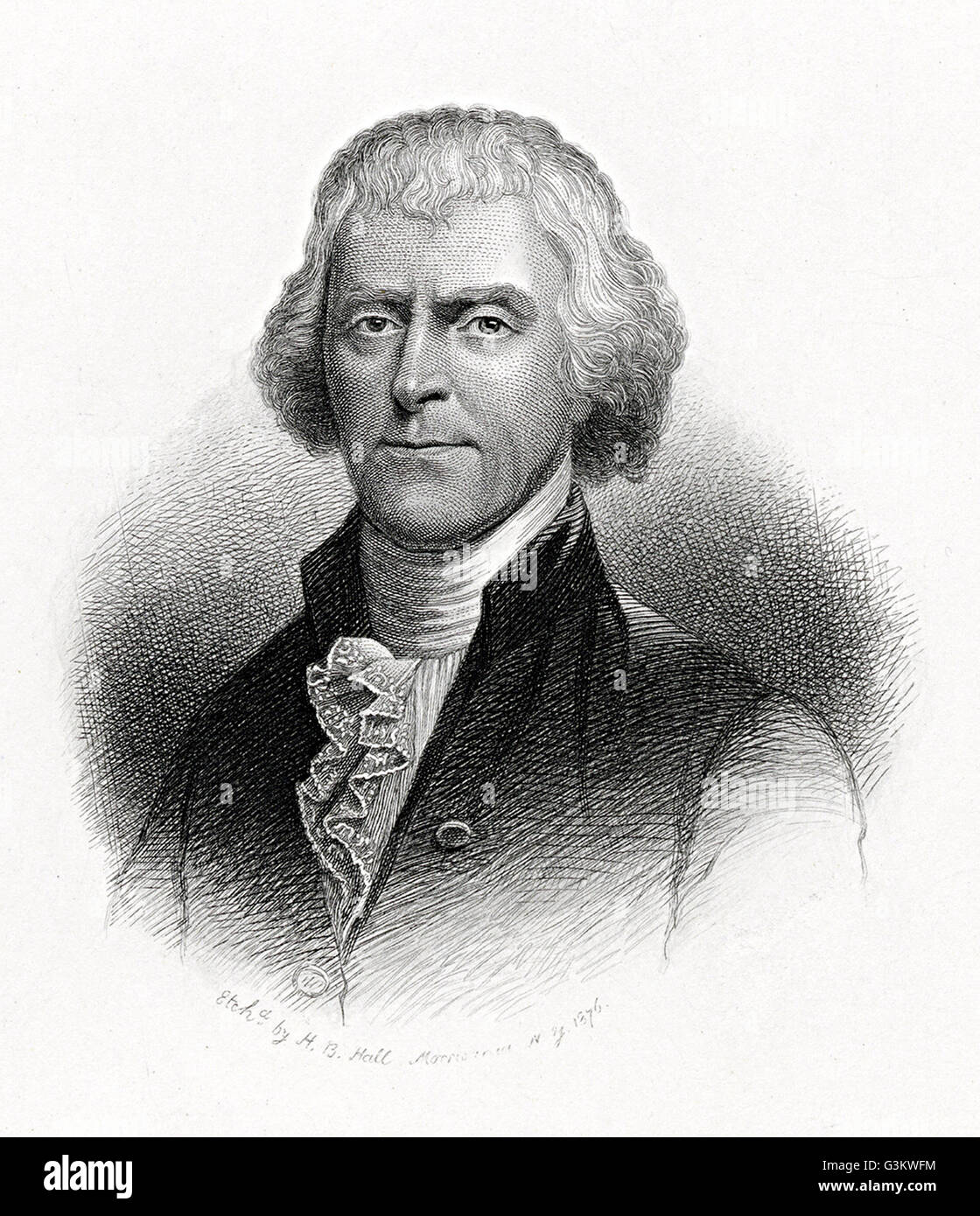 Thomas Jefferson, 1743 - 1826 Stock Photo