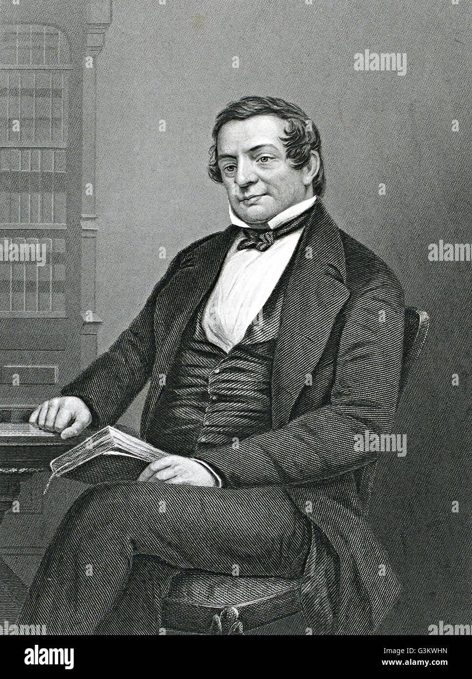 Washington Irving, 1783 - 1859 Stock Photo