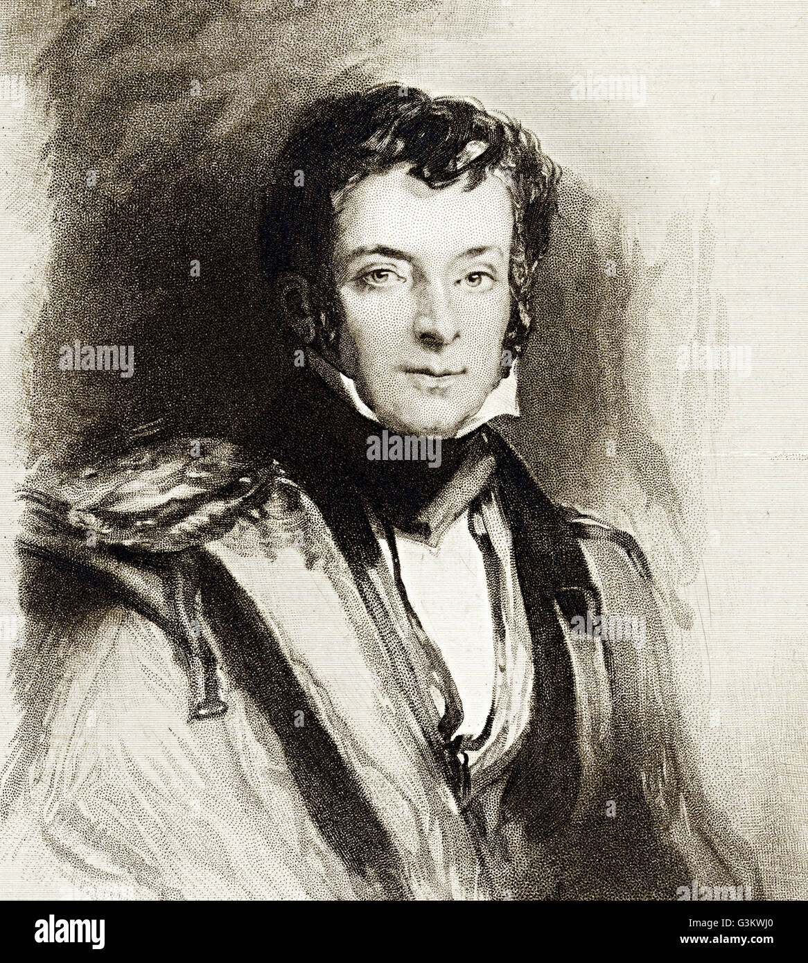 Washington Irving, 1783 - 1859 Stock Photo