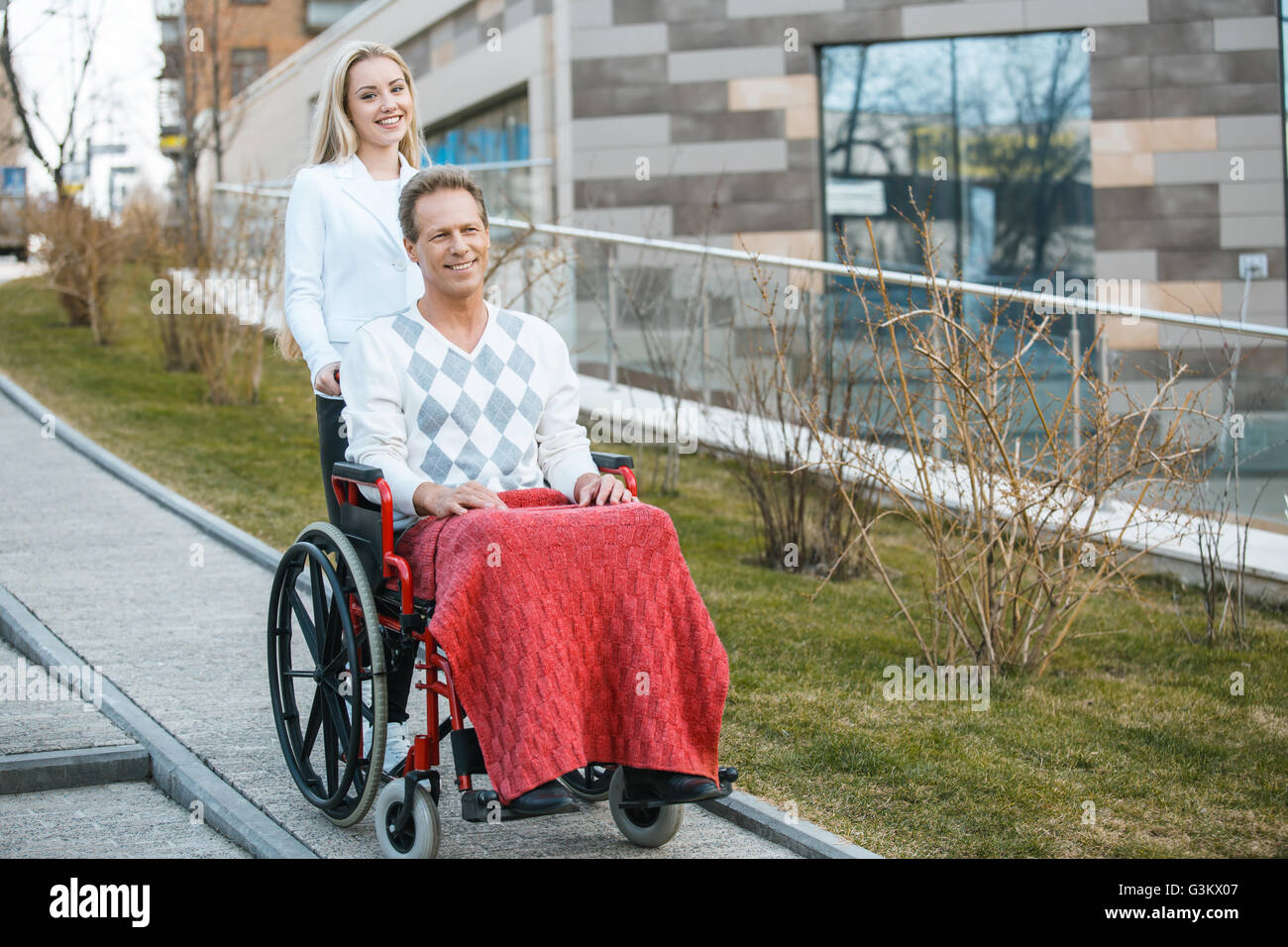 Old person wheelchair positive hi-res stock photography and images - Alamy
