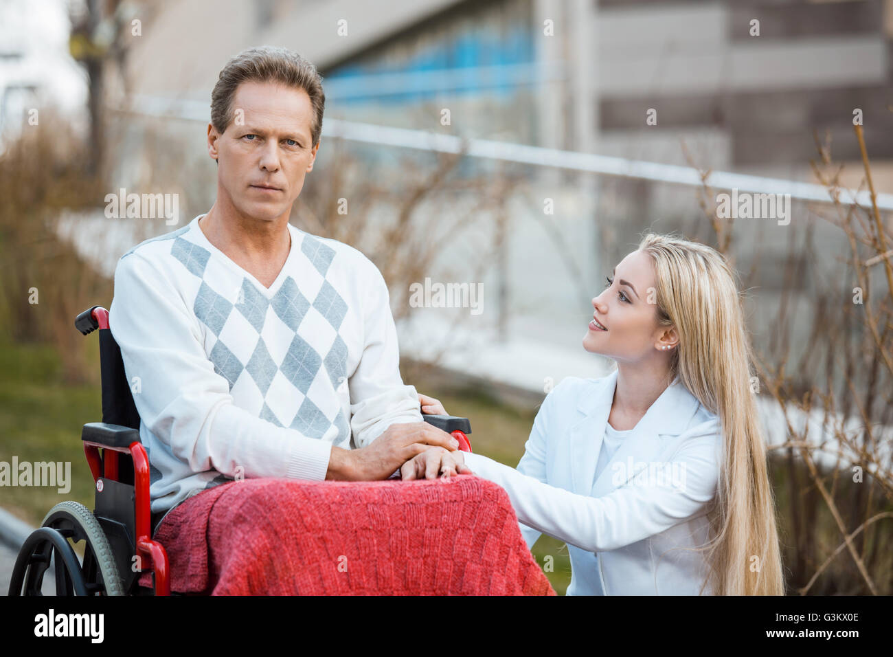 Old man wheelchair sad hi-res stock photography and images - Alamy