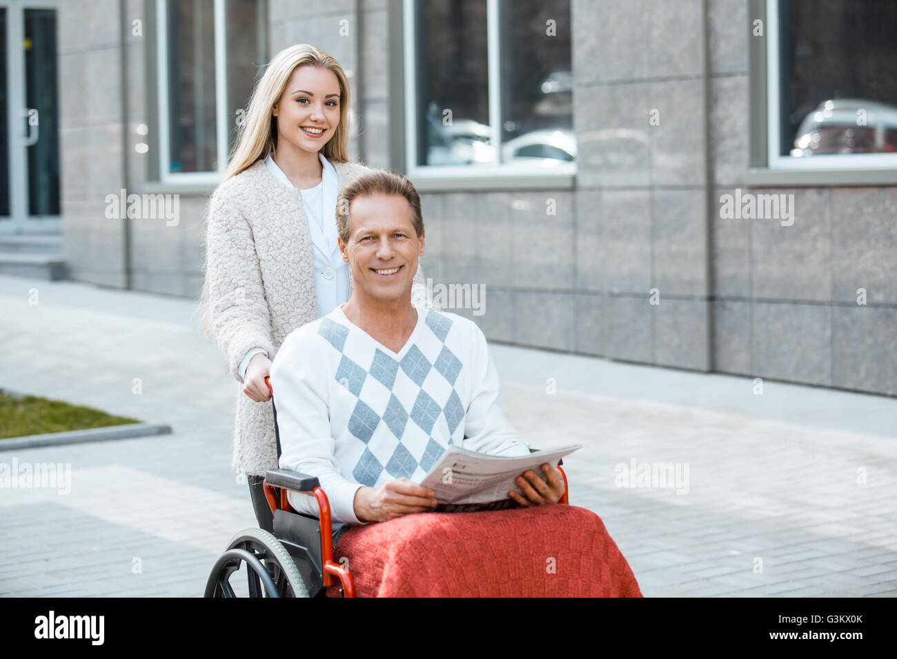 Old person wheelchair positive hi-res stock photography and images - Alamy