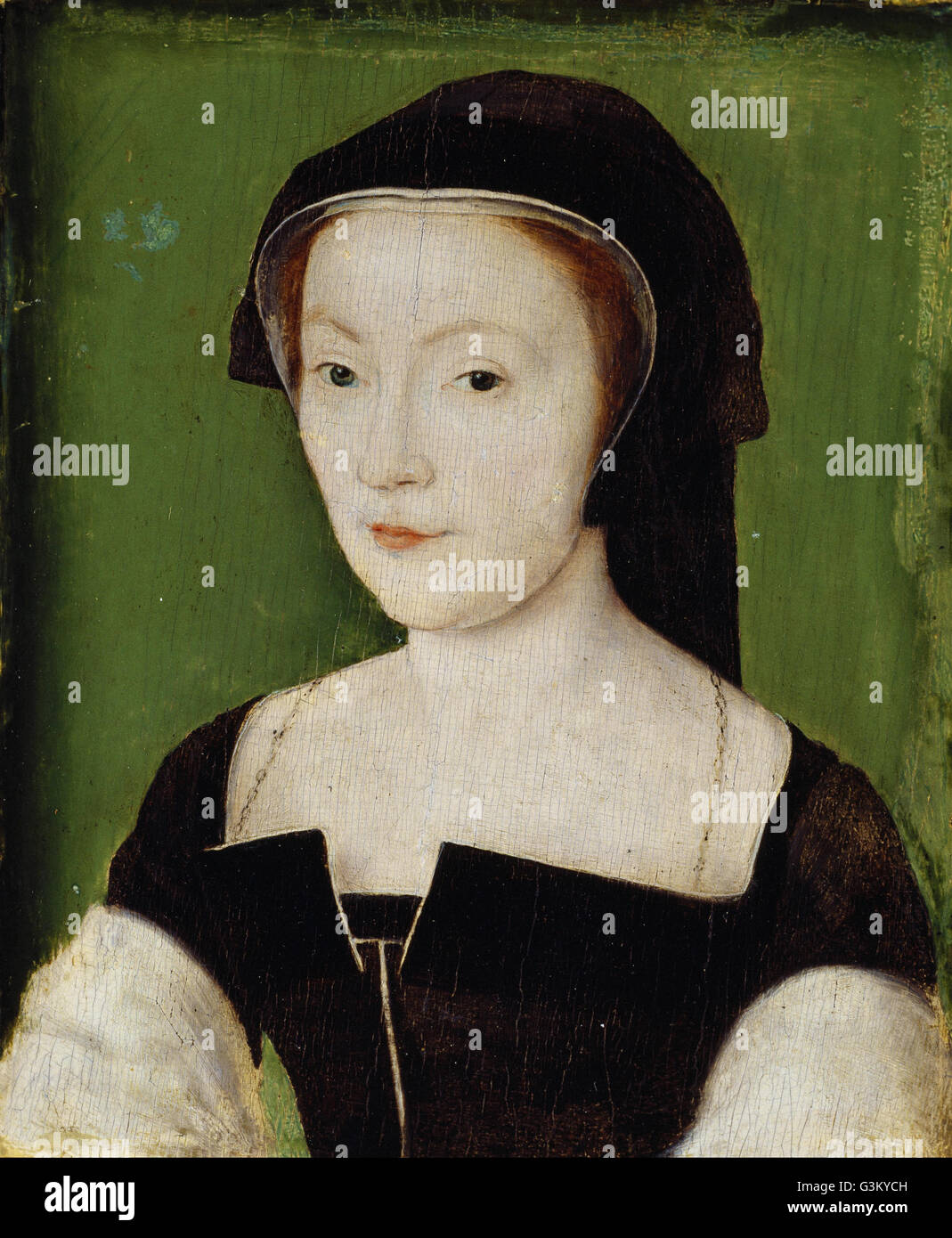 Attributed to Corneille de Lyon - Mary of Guise, 1515 - 1560. Queen of James V  - Stock Photo