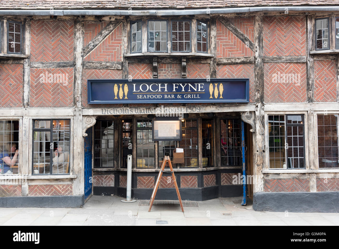 The Loch Fyne  Fish restaurant Winchester UK Stock Photo