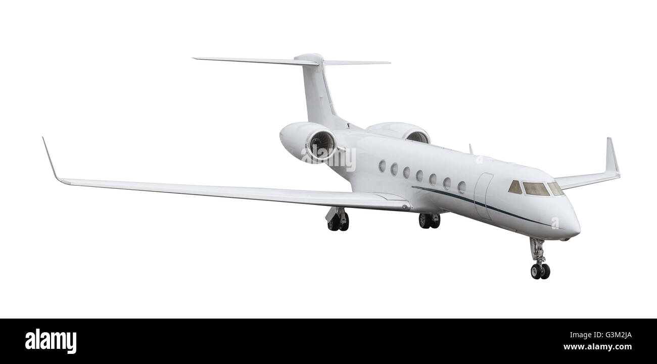 airplane with wheels. Plane isolated on white background. passenger