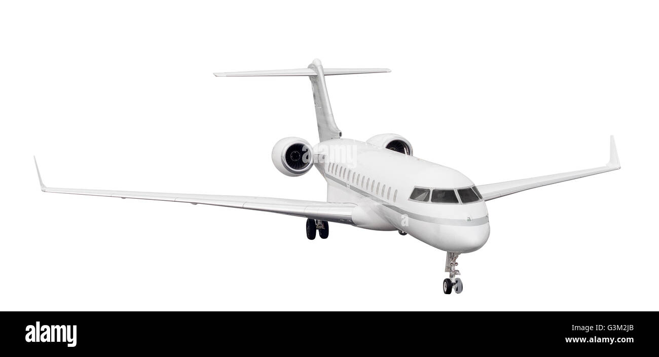 airplane with wheels. Plane isolated on white background. passenger