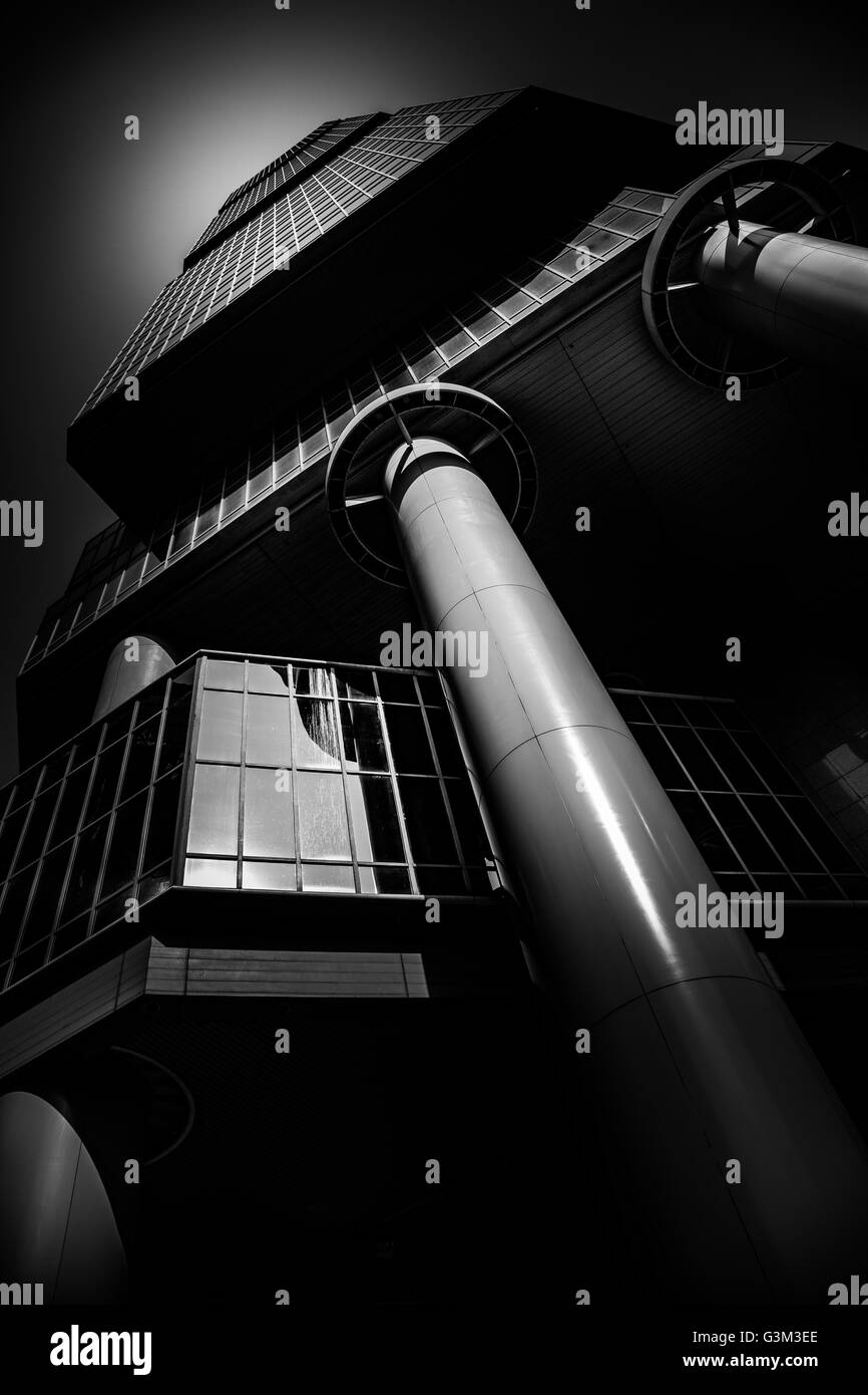 Black and White Architecture Stock Photo - Alamy