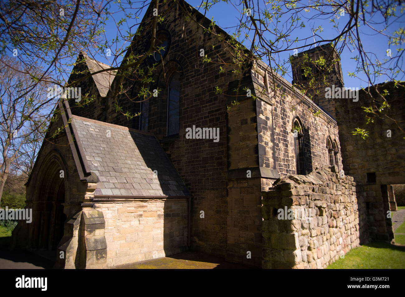 Jarrow Window St paul's monastery, jarrow hi-res stock photography and images - Alamy