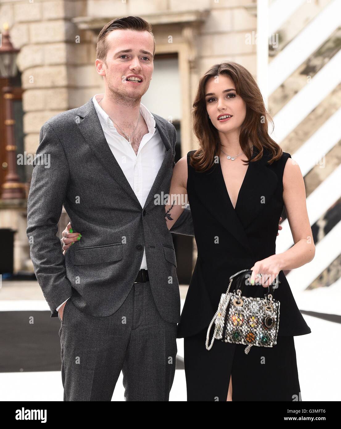 London, UK. Sai Bennett and Sam Doyle  at The Royal Academy Of Arts Summer Exhibition VIP Preview held at The Royal Academy Of Arts, Burlington House, Piccadilly, London on Tuesday 7 June 2016  Ref: LMK392 -60292-080616 Vivienne Vincent/Landmark Media.  WWW.LMKMEDIA.COM. Stock Photo