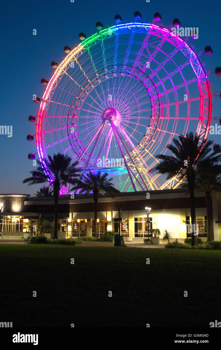 Orlando, Florida, USA. 13th June, 2016. A Ferris wheel is 