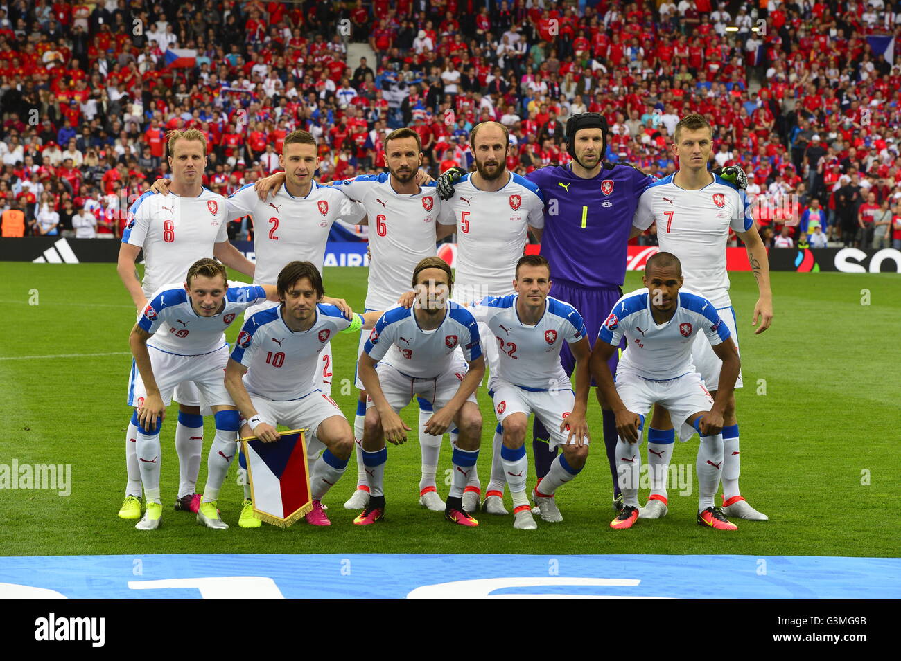 Czech Republic Team Pose Prior To The Uefa Euro 2016 Soccer Championships Group D Match Czech Republic Vs Spain In Toulouse France On June 13 2016 Ctk Photo David Tanecek Stock Photo Alamy