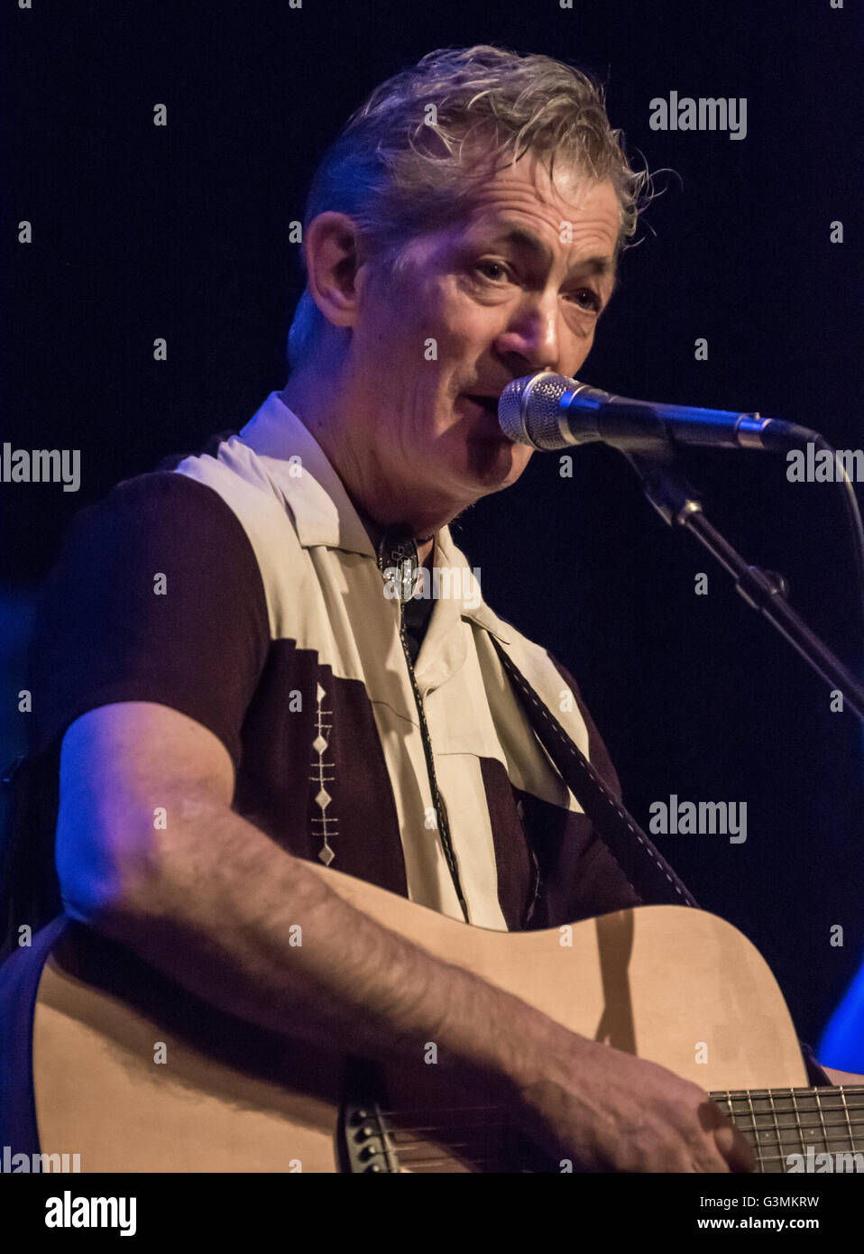 Malmö, Sweden. 13th June, 2016. Country artist Doug Seegers on stage at Victoria-teatern. Tommy Lindholm/Alamy Live News Stock Photo