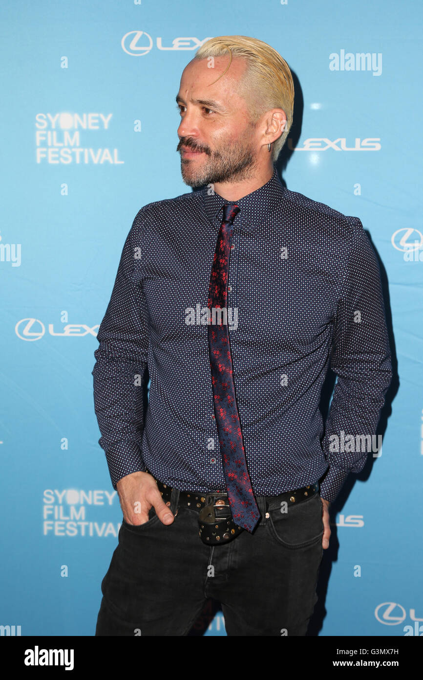 Sydney, Australia. 14 June 2016. Celebrities arrived on the red carpet at the 63rd Sydney Film Festival for the MESSiAH, World Premiere followed by Blood Father, Australian Premiere. Pictured: Damian Walshe-Howling (director – MESSiAH). Credit:  Richard Milnes/Alamy Live News Stock Photo